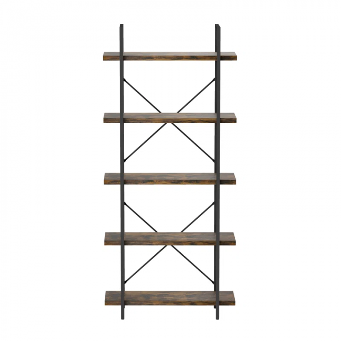 Vintage Industrial Bookcase for Living Room, Office, Kitchen - Image 9