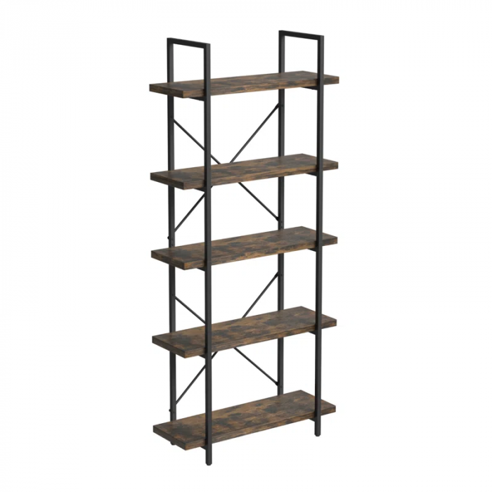 Vintage Industrial Bookcase for Living Room, Office, Kitchen - Image 10
